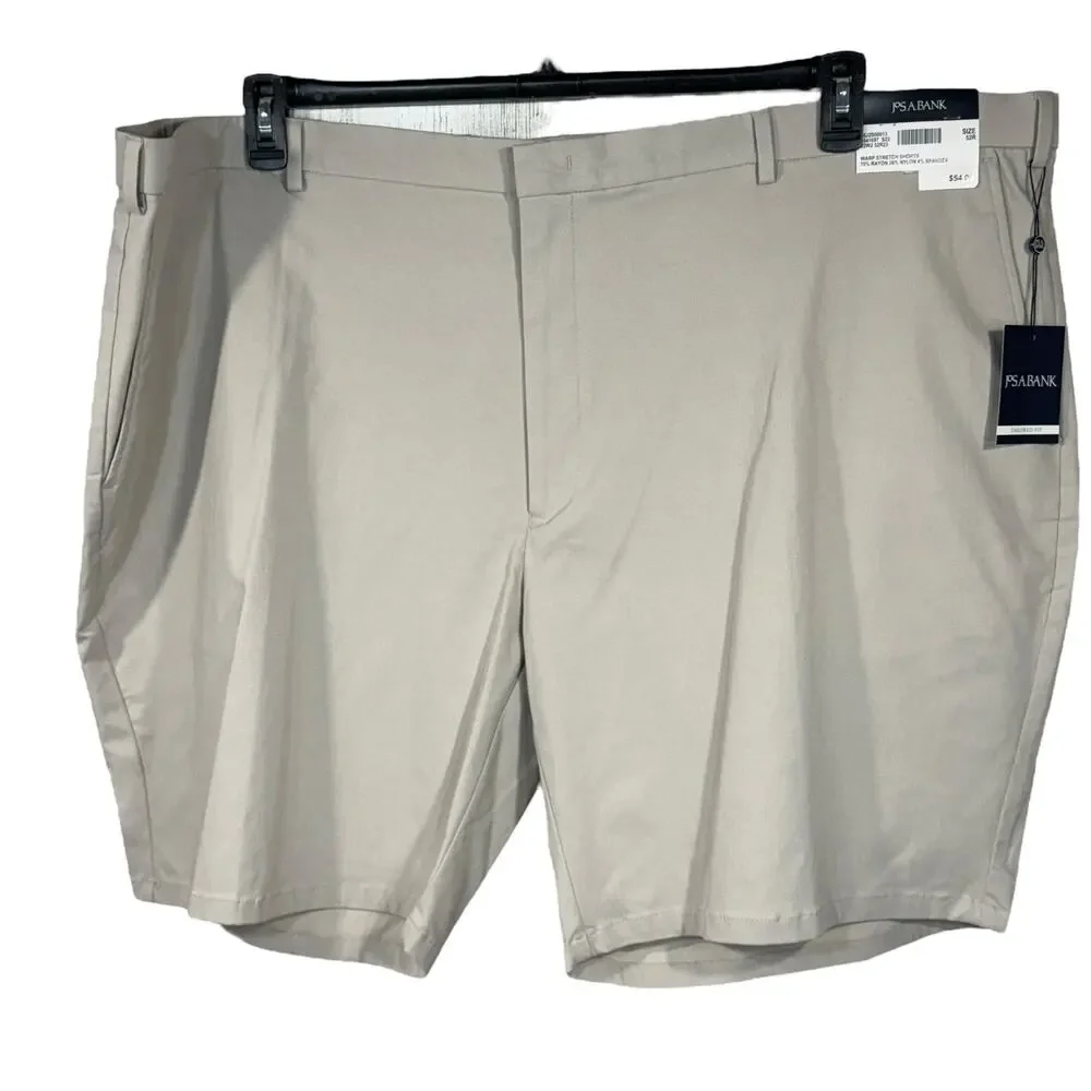 Jos. A. Bank Mens SZ 52R Warp Stretch Shorts Tailored Fit Flat Front Pockets New